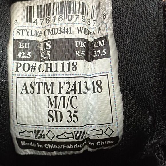 Carhartt Footwear CMD3441 Force® SD Work Shoes Men Size 9.5 - Picture 9 of 11